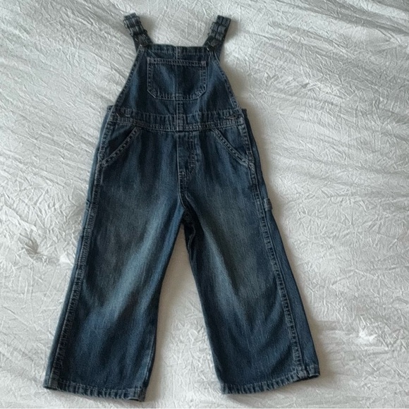 Kids Wrangler Denim Overalls - Picture 1 of 6